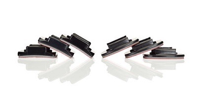 Sada držáků GoPro zakřivené + ploché nalepovací (Curved + Flat Adhesive Mounts) černý