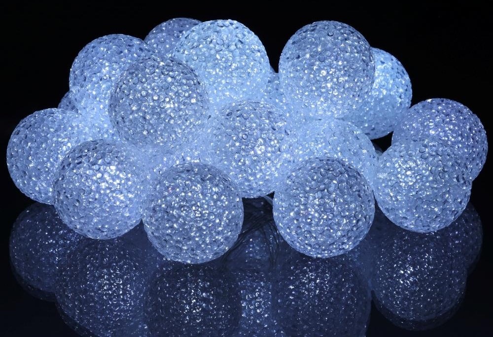 Vánoční osvětlení RETLUX RXL 490, girlanda kuličky, 20 LED, studená bílá Vánoční osvětlení RETLUX RXL 490, girlanda kuličky, 20 LED, studená bílá