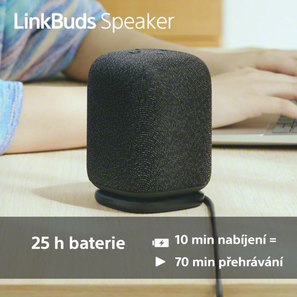 Přenosný reproduktor Sony LinkBuds Speaker černý Přenosný reproduktor Sony LinkBuds Speaker, černý
