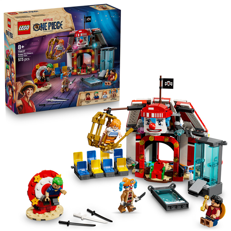 Stavebnice LEGO® ONE PIECE 75637 Klaun Buggy a jeho cirkusový stan