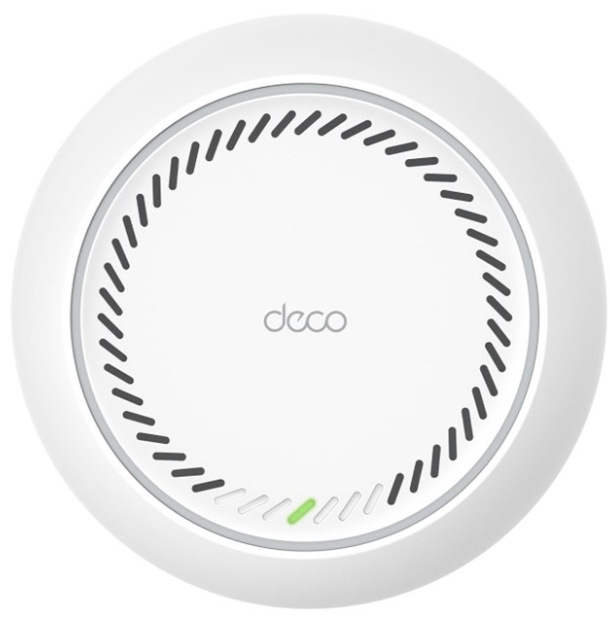 Bílý Mesh Wi-Fi router TP-Link Deco BE65-PoE s integrovanými anténami