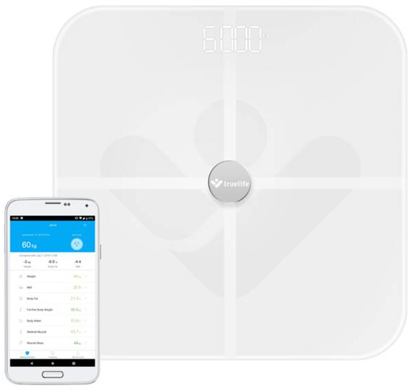 Truelife FitScale W5 BT, bílá