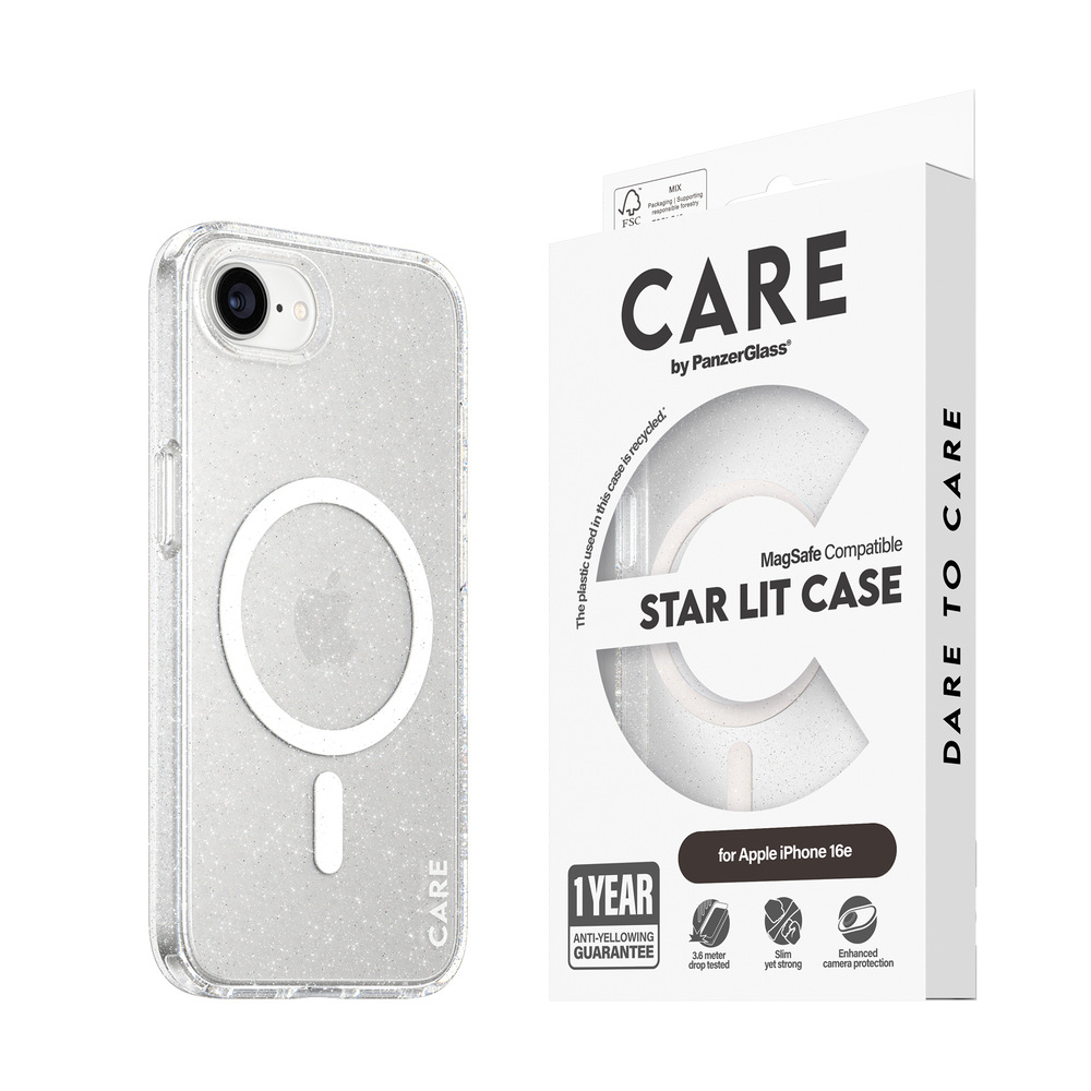 Kryt na mobil PanzerGlass CARE Urban Combat MagSafe na Apple iPhone 17e/16e bílý/průhledný Kryt na mobil PanzerGlass CARE Urban Combat MagSafe na Apple iPhone 17e/16e bílý/průhledný