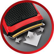 Zastřihovač vlasů Remington HC4255 Man Utd Quick Cut Clipper černý/červený K dispozici budete mít 9 různých nástavců