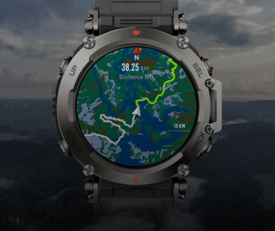 Chytré hodinky Amazfit T-Rex Ultra černé