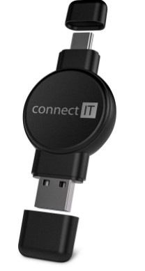 Bezdrátová nabíječka Connect IT WatchTravelCharge černá
