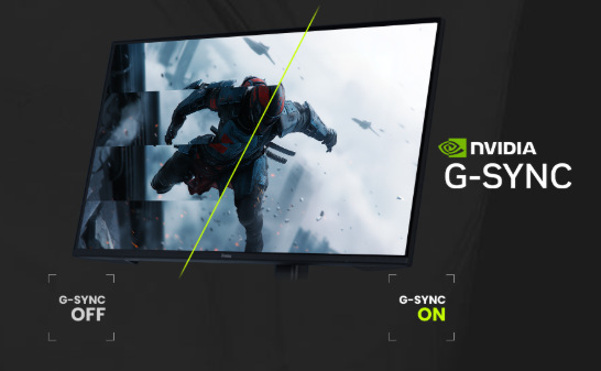 Herní monitor IIYAMA G-Master GB2771UHSU-B1 černý IIYAMA G-Master GB2771UHSU-B1 podporuje technologii NVIDIA G-SYNC