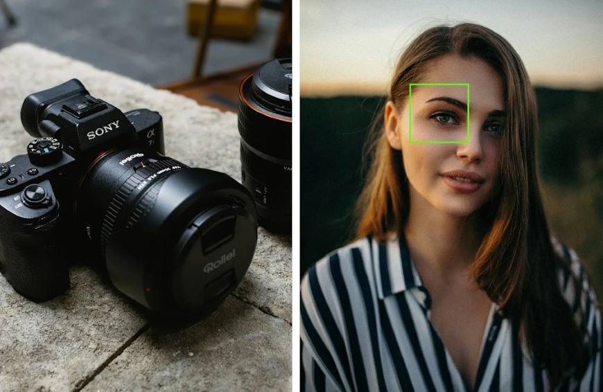 Objektiv Rollei 35 mm AF f/1.8 (Sony FE) černý Portrét ženy pořízený pomocí objektivu Rollei 35 mm AF f/1.8 s automatickým zaostřováním