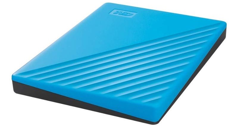Externí pevný disk 2,5" Western Digital My Passport Portable 2TB, USB 3.0 modrý