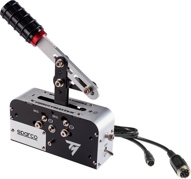 Thrustmaster TSS HANDBRAKE Sparco Mod +, černá/stříbrná