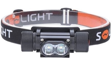 Čelovka Solight 650 lm, Li-Ion, USB