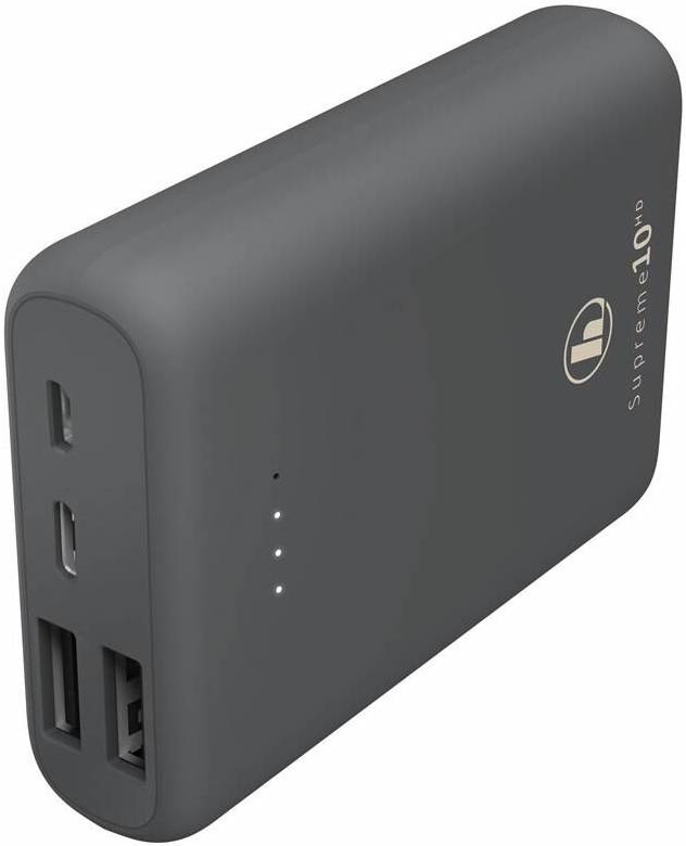 Powerbanka Hama Supreme 10HD, 10000 mAh šedá
