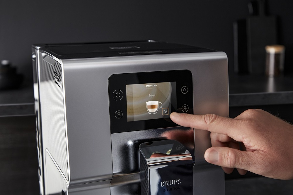 Automatický kávovar Krups Intuition Preference+ EA875E10 černý/chrom Automatický kávovar Krups Intuition Preference+ EA875E10 černý/chrom