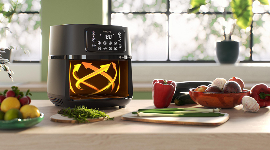 Fritéza horkovzdušná Philips Airfryer 7,2 l, Connected HD9285/96 černá Philips Series 5000 Airfryer XXL Connected 16 v 1 HD9285/96