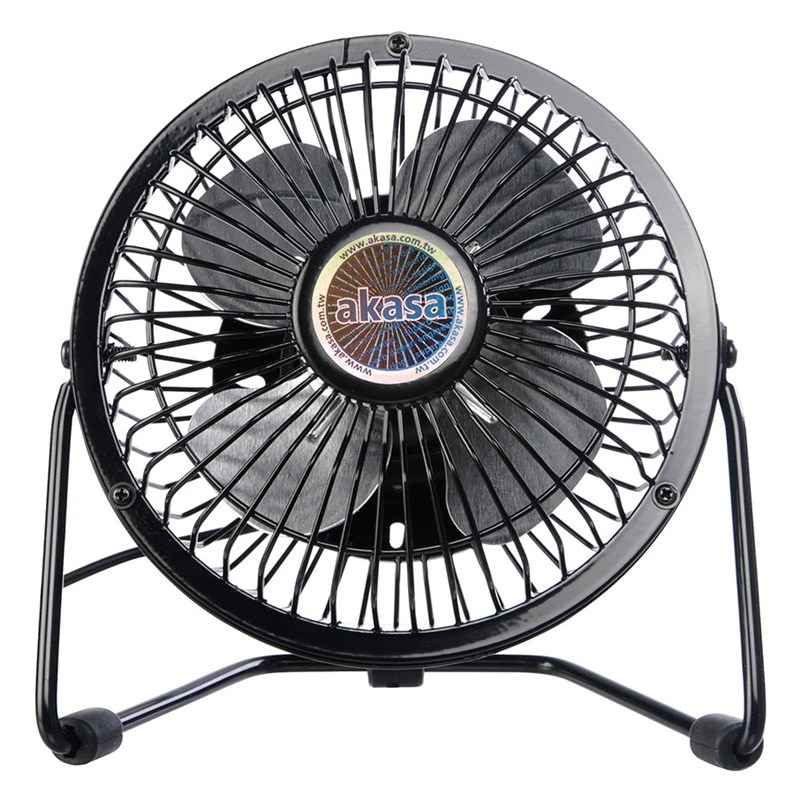Ventilátor AKASA Desk USB fan 15 cm černé