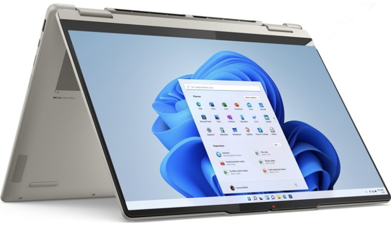 Notebook Lenovo Yoga 7 2-in-1 14AKP10 béžový Béžový konvertibilní notebook Lenovo Yoga 7 2-in-1 14AKP10 s 14″ dotykovým displejem