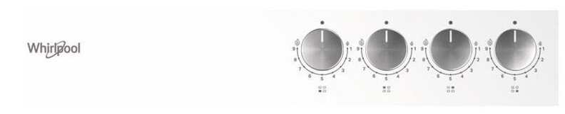 Plynová varná deska Whirlpool GOFL 629/WH bílá Plynová varná deska Whirlpool GOFL 629/WH bílá