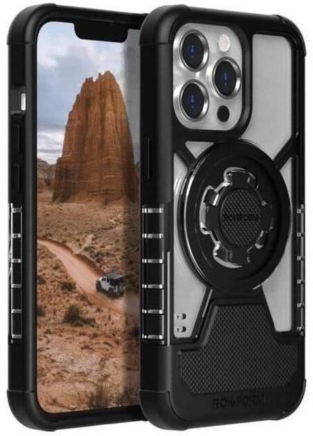 Kryt na mobil Rokform Crystal na Apple iPhone 13 Pro černý/průhledný
