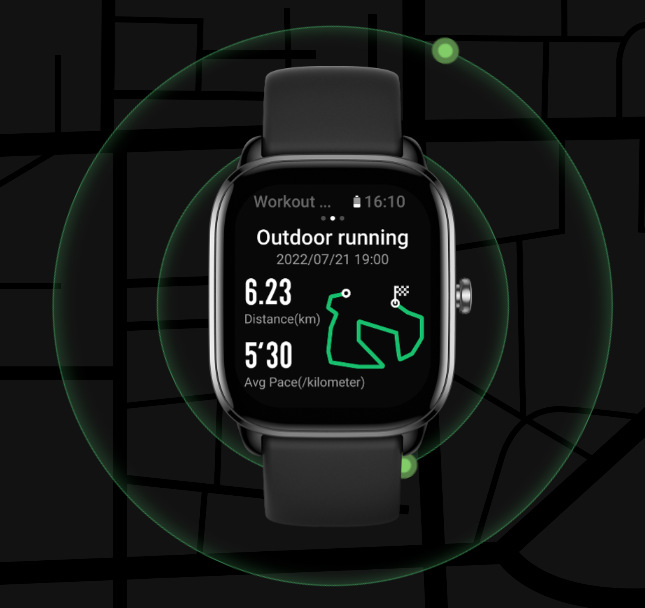 Chytré hodinky Amazfit GTS 4 Mini růžové