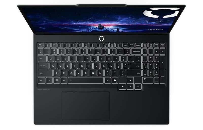 Bílá klávesnice notebooku Lenovo Legion 5 15IRX10