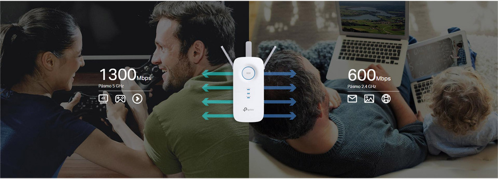 Wi-Fi extender TP-Link RE550 bílý TP-Link RE550