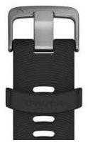Řemínek Garmin Quick Release 20mm, silikonový černý, stříbrná přezka Řemínek Garmin Quick Release 20mm, silikonový černý, stříbrná přezka