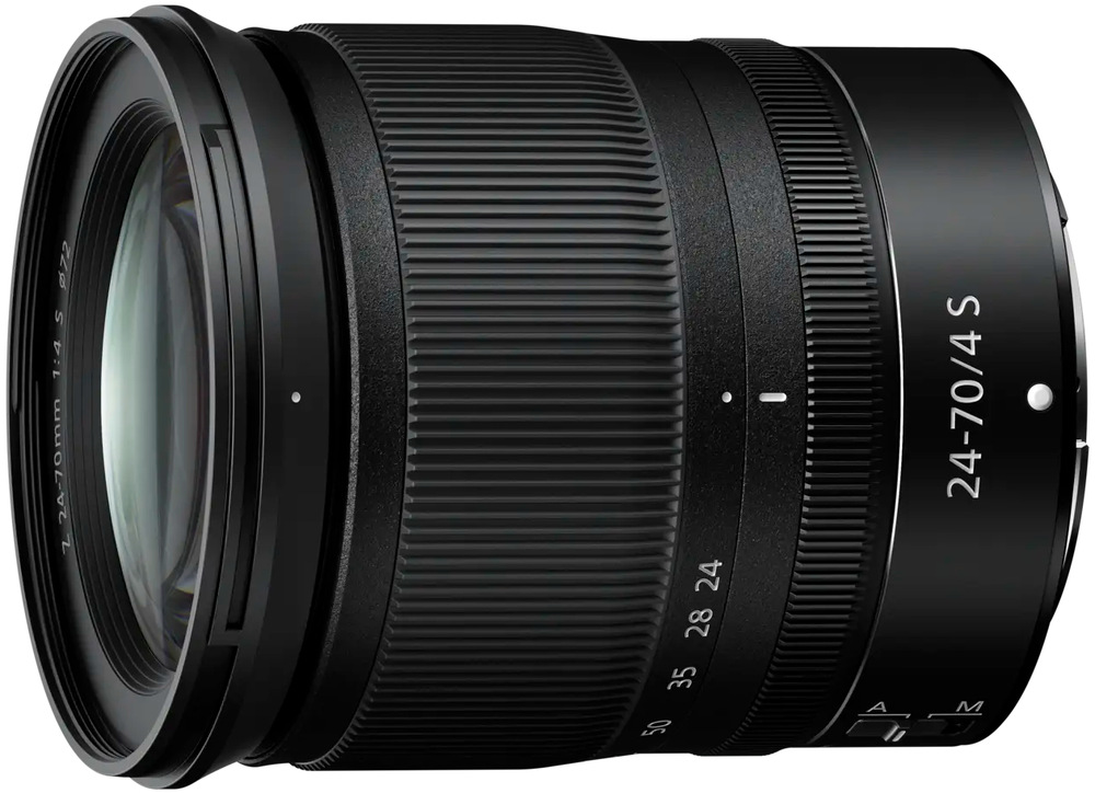 NIKKOR 24–70 mm f/4.0, černá