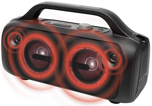 Přenosný reproduktor JVC XS-E843 černý Přenosný reproduktor JVC XS-E843 černý