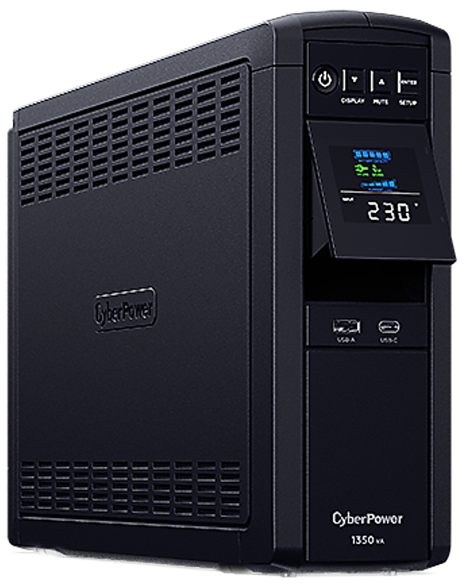 Záložní zdroj CyberPower PFC SineWave LCD GP 1350VA/810W černý Záložní zdroj CyberPower PFC SineWave LCD GP 1350VA/810W černý