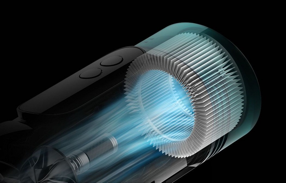 Tyčový vysavač Dyson V10 Konical + Auto Dok černý Díky efektivnímu HEPA filtračním systému bude vzduch v domácnosti čistější a zdravější.