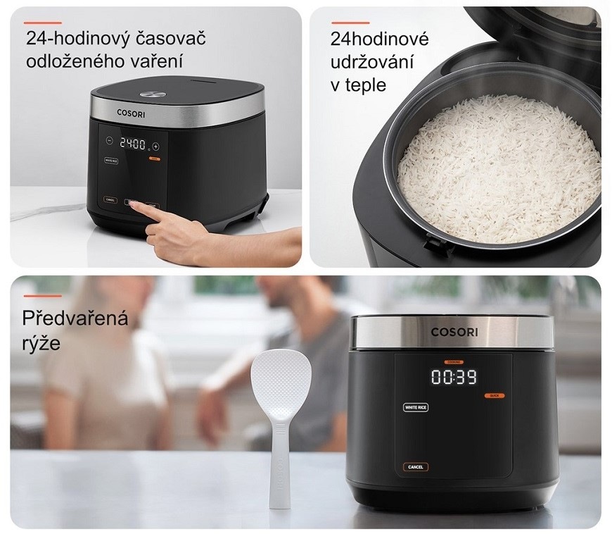 Multifunkční hrnec COSORI CRC-R501-KEU černý Multifunkční hrnec COSORI CRC-R501-KEU černý