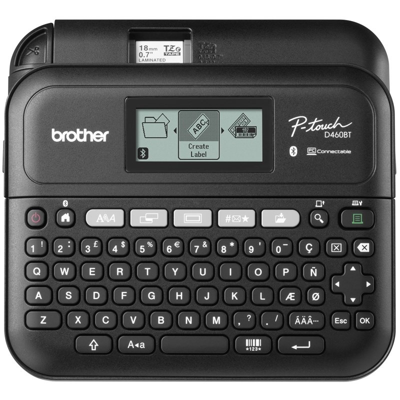 Tiskárna štítků Brother PT-D460BTVP černá