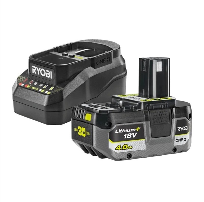 Set baterie a nabíječky Ryobi ONE+ RC18120B-140X je univerzální pomocník každého majitele vybavení systému ONE+