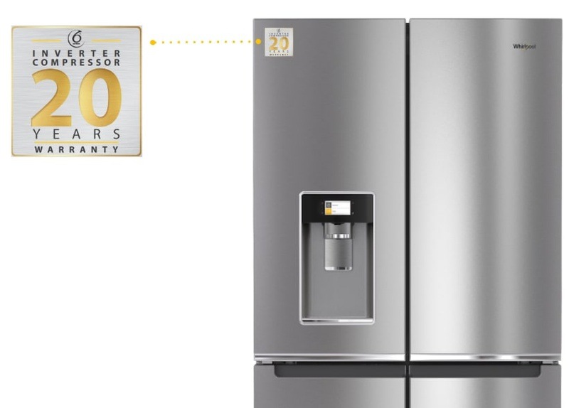 Americká lednice Whirlpool W Collection WQ9 B2L nerez Americká lednice Whirlpool W Collection WQ9 B2L nerez