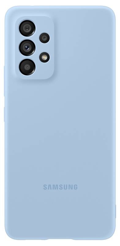 Kryt na mobil Samsung Silicon Cover na Galaxy A53 5G modrý