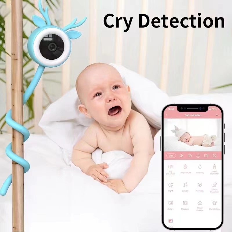 IP kamera IMMAX NEO LITE SMART Security Baby Monitor modrá Detekce pláče děťátka pomocí kamery IMMAX neo lite