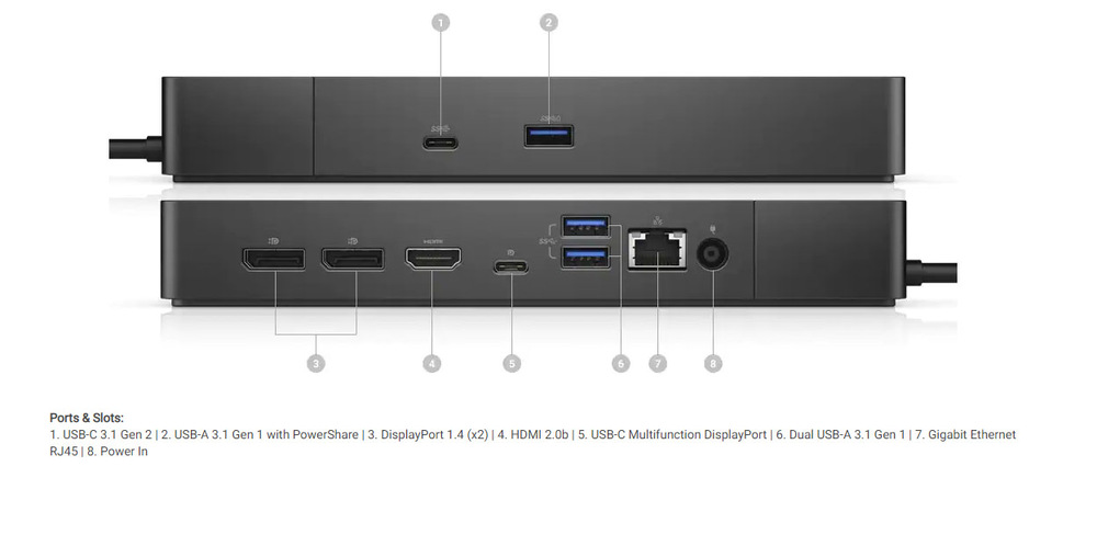 Dokovací stanice Dell WD19S 130W Dell WD19S 130W