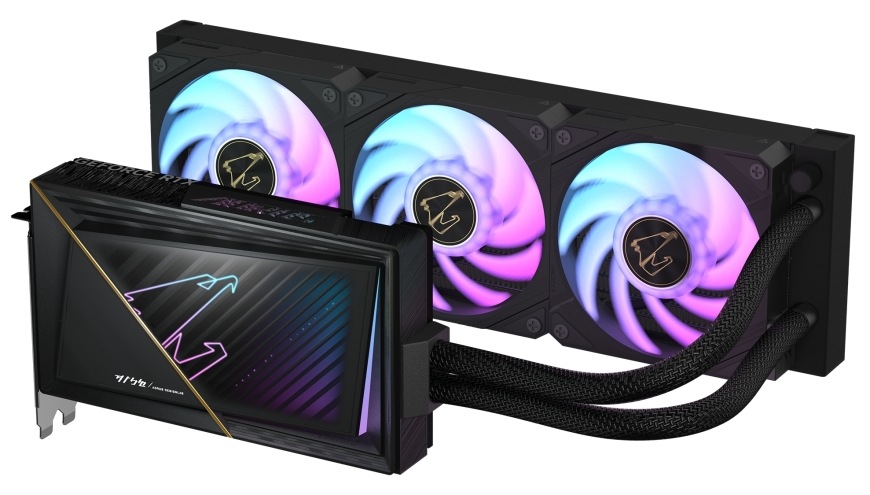 Grafická karta GIGABYTE AORUS GeForce RTX 5080 XTREME WATERFORCE 16G