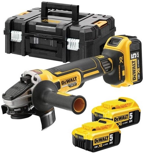 Úhlová bruska akumulátorová Dewalt DCG405P3-QW (s baterií)
