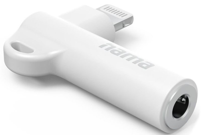 DAC převodník Hama 201700 převádí digitální signál z Lightning výstupu iPhonu nebo iPadu