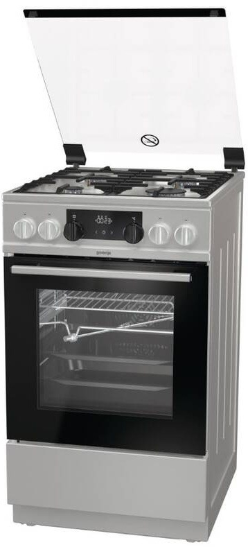 Kombinovaný sporák Gorenje KS5350XF ExtraSteam nerez