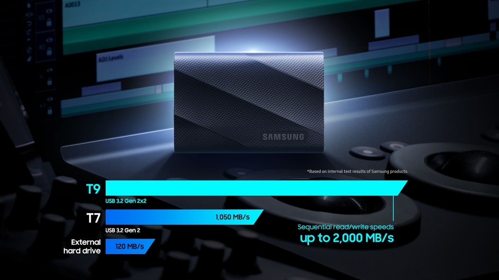 SSD externí Samsung T9 4TB černý
