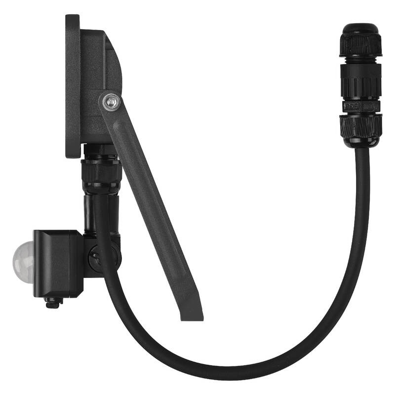 Reflektor EMOS INOVO 10W 1100LM PIR IP65 NW - černý