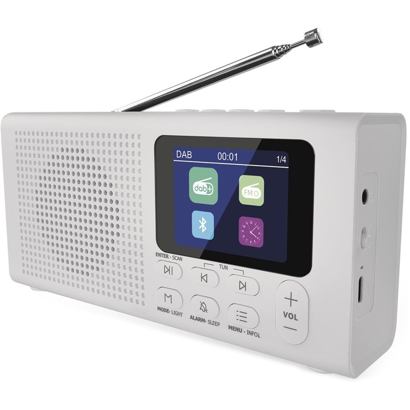 Radiopřijímač s DAB+ EMOS P600 bílý