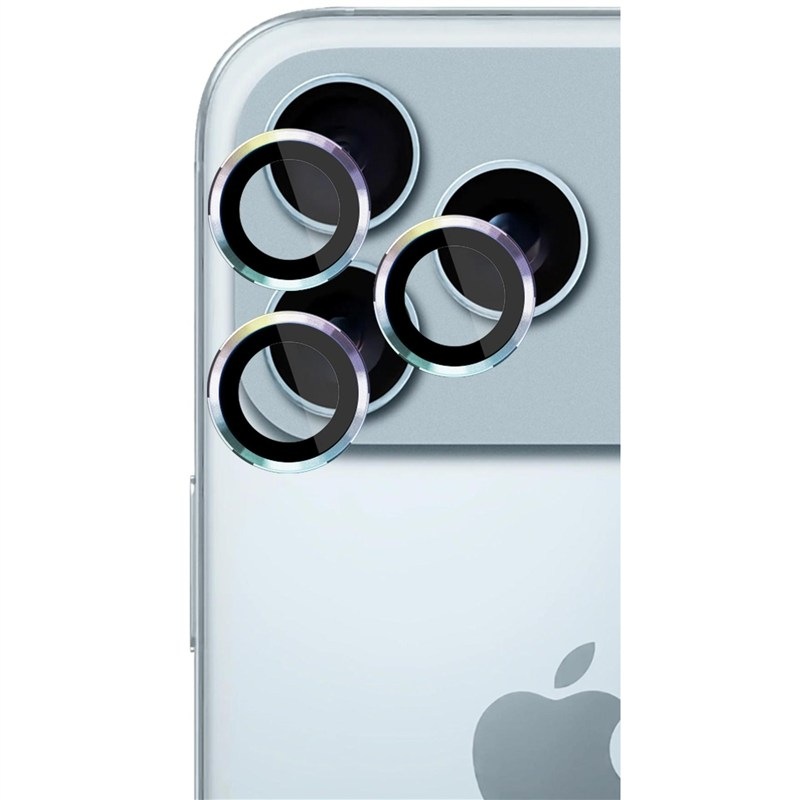 Tvrzené sklo 3mk Lens Protection Pro na Apple iPhone 17 Pro /17 Pro Max - duhové