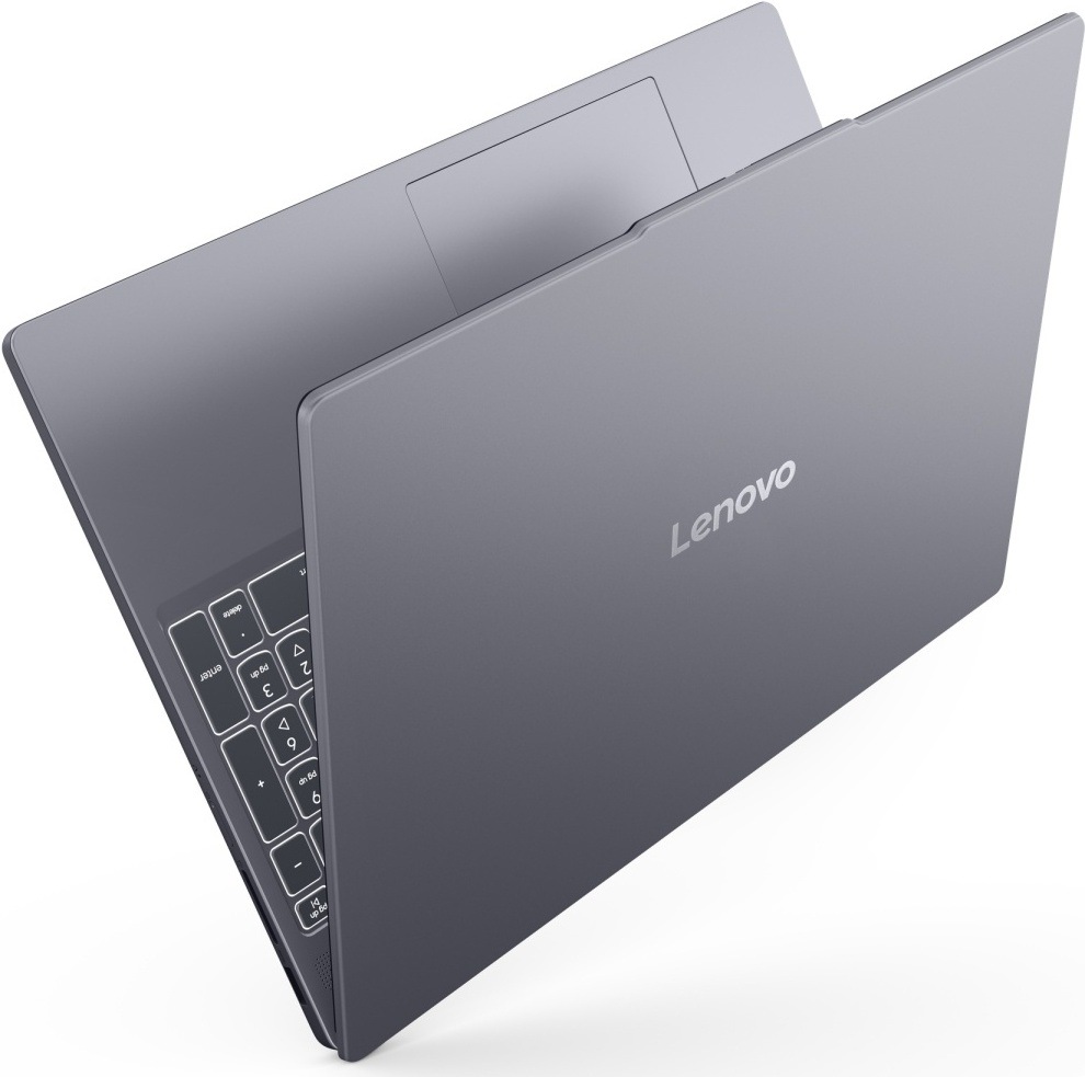 Notebook Lenovo IdeaPad Slim 3 15ARP10 šedý Zadní strana laptopu Lenovo IdeaPad Slim 3 s elegantním a lehkým šasi