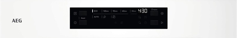 Ovládací panel myčky AEG GF6200D2SNW série 6000 SmartSelect