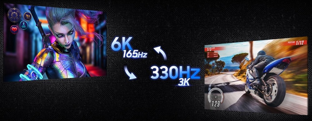 Herní monitor Samsung Odyssey G8 (G80HS) černý Herní monitor Samsung Odyssey G8 (G80HS) s obnovovací frekvencí až 330 Hz