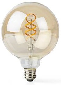 LED Nedis klasik, WI-Fi, 5,5 W, 350 lm, E27, studená/teplábílá