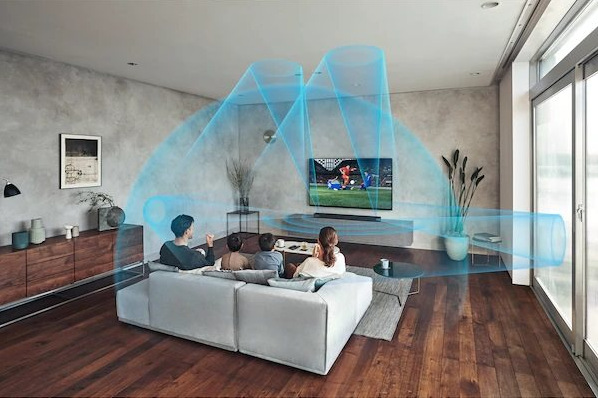 Soundbar Sony HT-A7000, funkce Immersive AE zapnuta